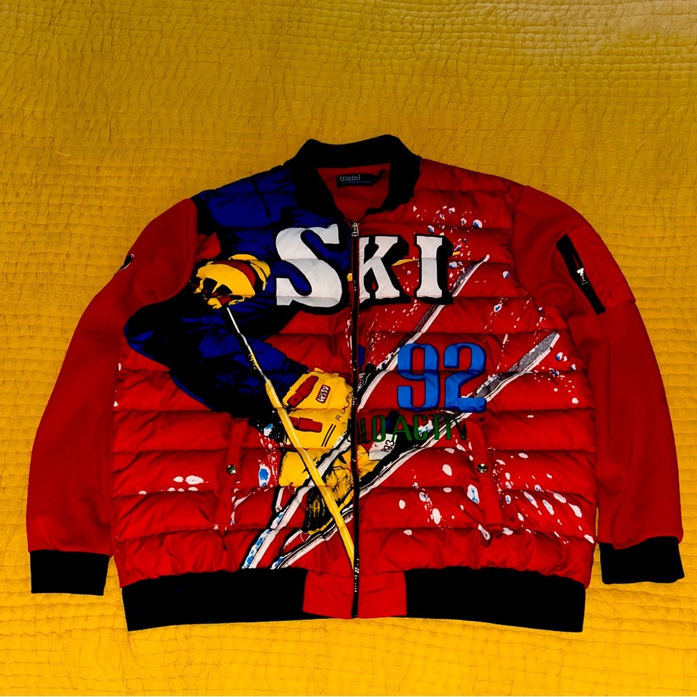 Ralph Lauren Red and Blue Ski Jacket